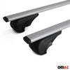 Barres de toit transversales pour Audi A4 B8 Allroad 2009-2016 Fer Argent