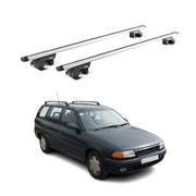 Barres de toit transversales pour Opel Astra F G Break 1991-04 Alu Gris 2x ABE