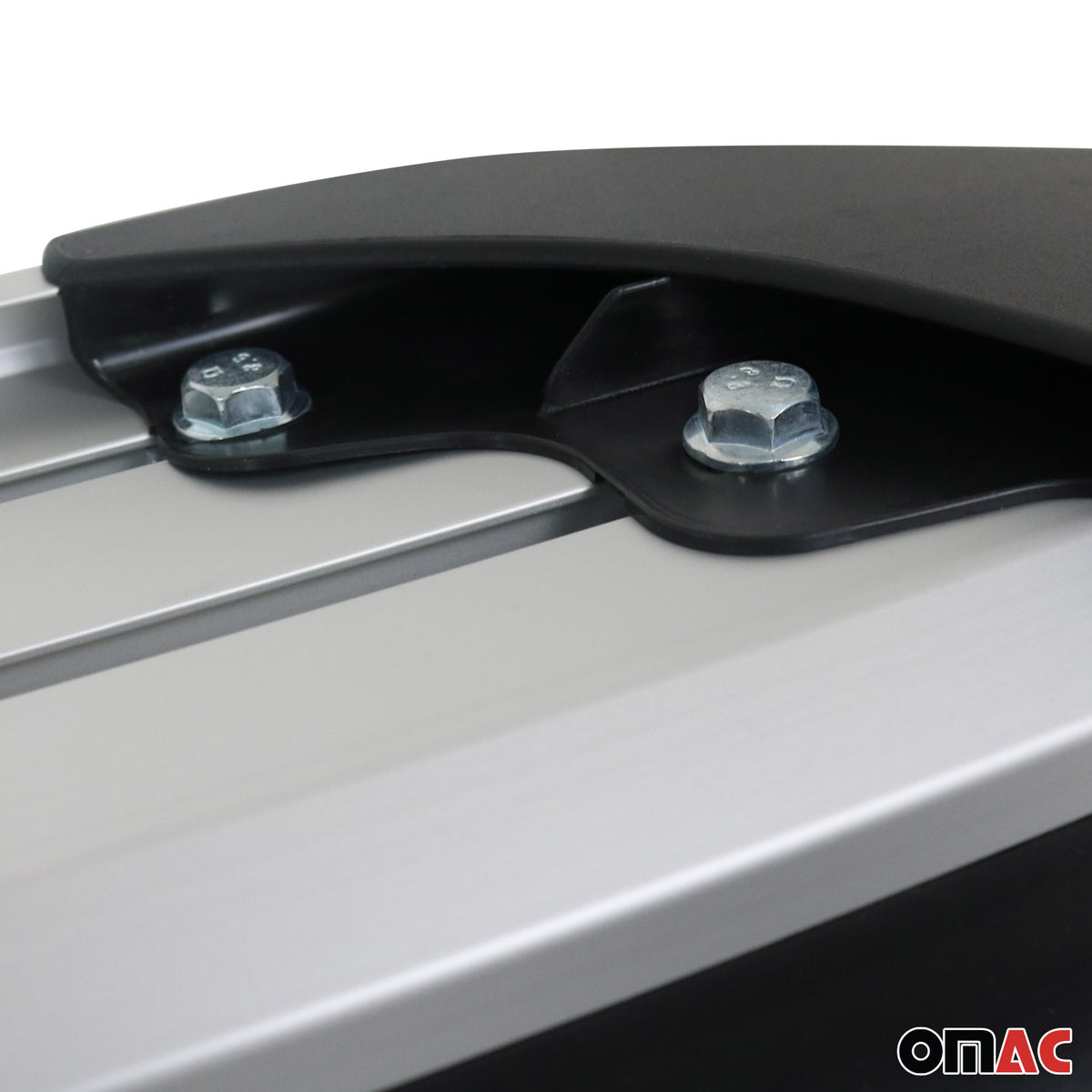 Marchepieds latéraux pédale pour VW Caddy Maxi 2020-2026 L2 2Pcs Aluminium Gris