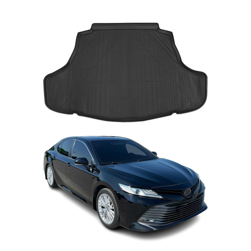 Tapis de Coffre pour Toyota Camry 2018-2025 en caoutchouc TPE 3D Noir 1Pcs
