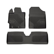 Tapis de sol pour Toyota Yaris III 3türig 2011-2020 sauf hybrid TPE Noir 3Pcs