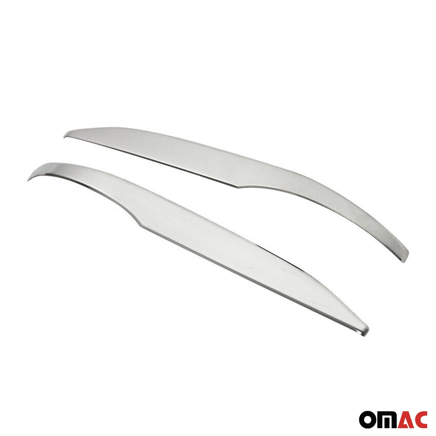 Coques de Rétroviseurs pour Toyota Hilux VIII 2015-2026 en Acier Chromé Argent