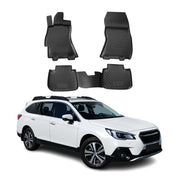 Tapis de sol pour Subaru Outback 2015-2019 en caoutchouc TPE 3D Noir 4Pcs
