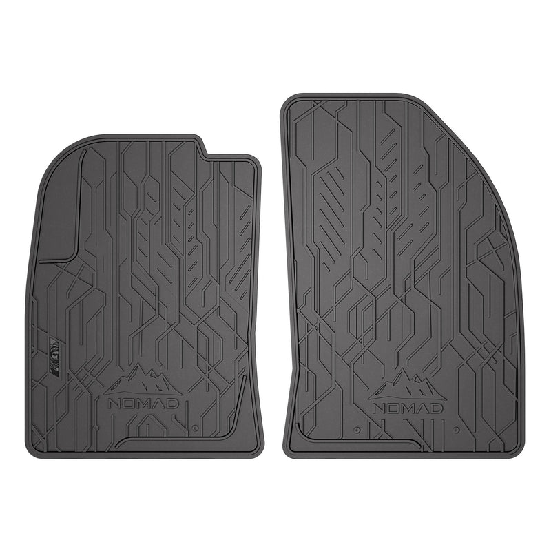 Tapis de Sol de Voiture pour Mazda 2 I 2002-2007 Caoutchouc Imperméable 2Pcs
