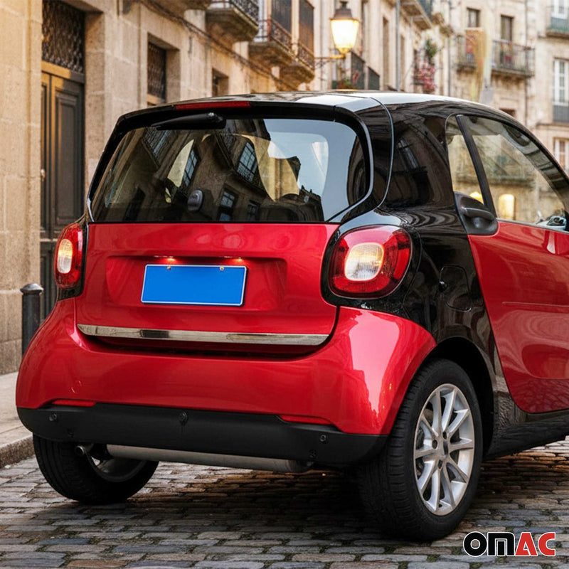 Garniture de Hayon Coffre pour Smart ForTwo 451 2007-2015 acier inox