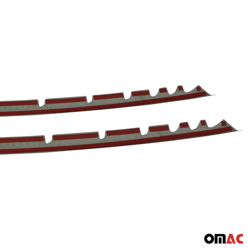 Moulure de Grille de Calandre pour Mercedes Classe V W447 2014-2025 Acier 2Pcs