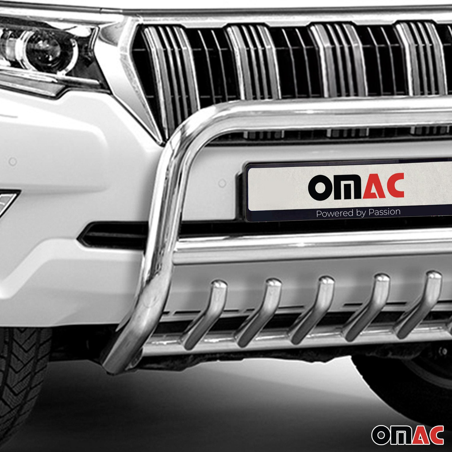 Pare-Buffle Avant Pour Toyota Land Cruiser 150 2019-2023 en Acier Inox