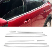 Garniture de Fenêtre pour Peugeot SUV 3008 2016-2024 Acier Inox 8Pcs