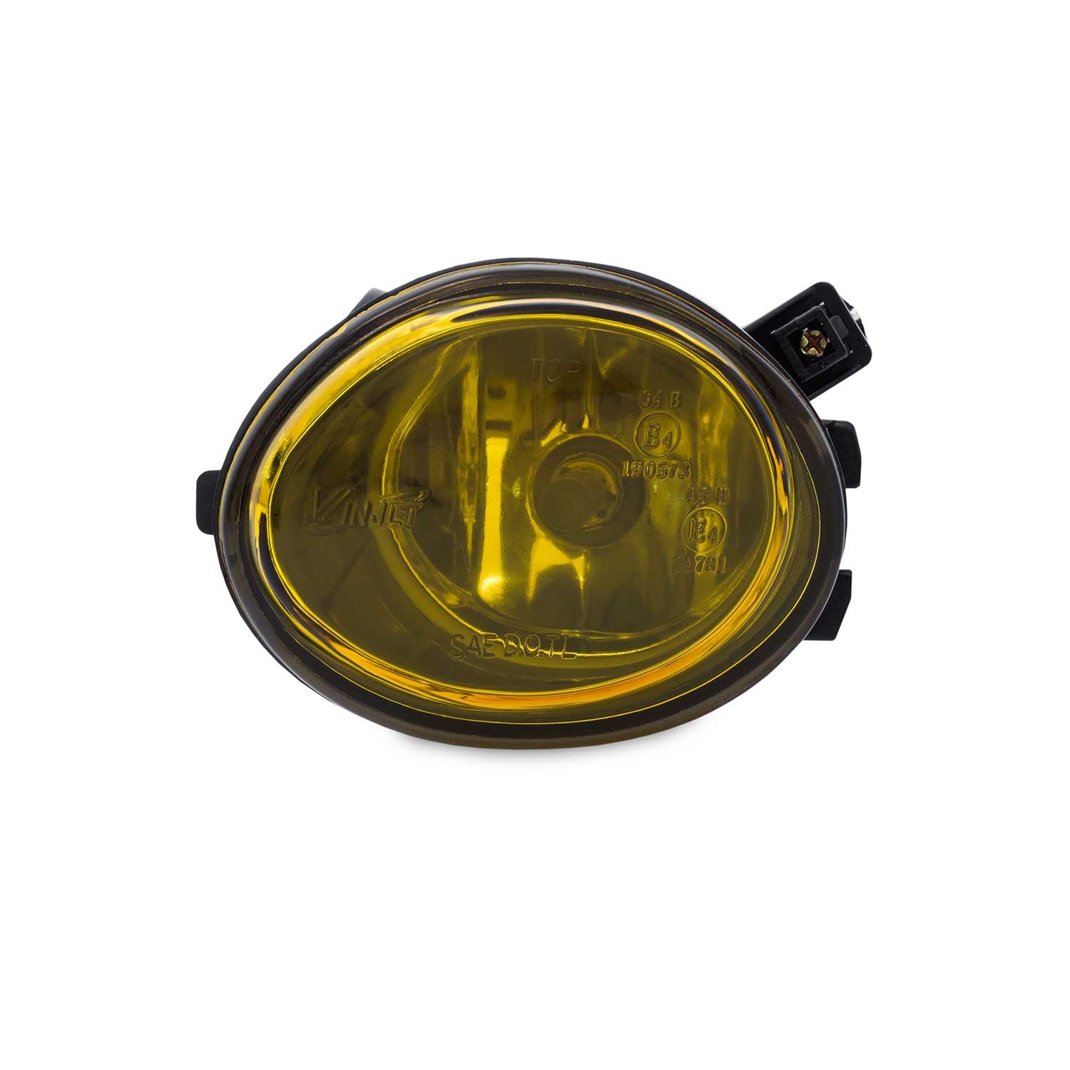 Feux anti-brouillard rond entourage lisse jaune pour BMW Series 3 E46/M3/E39/ M5