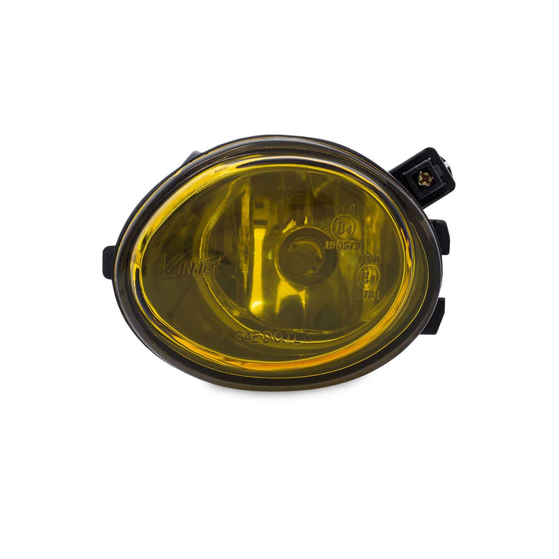 Feux anti-brouillard rond entourage lisse jaune pour BMW Series 3 E46/M3/E39/ M5