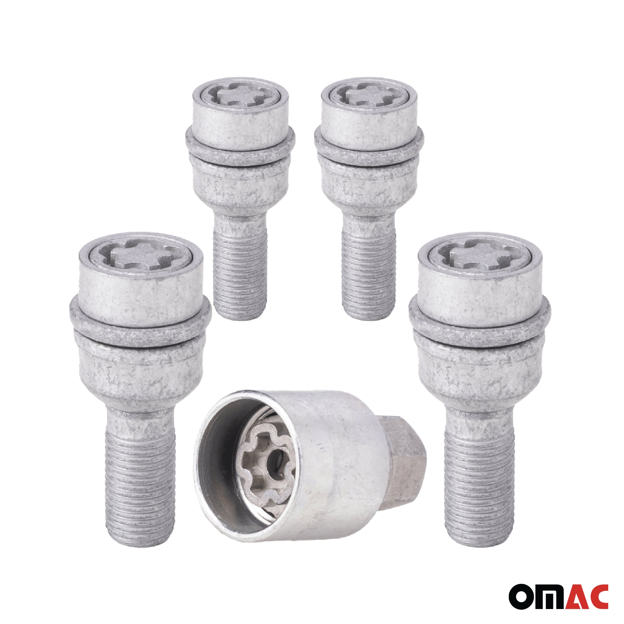 Vis de roue antivol pour Porsche Taycan dès 2019 Gris lot de 4 M14X1,5
