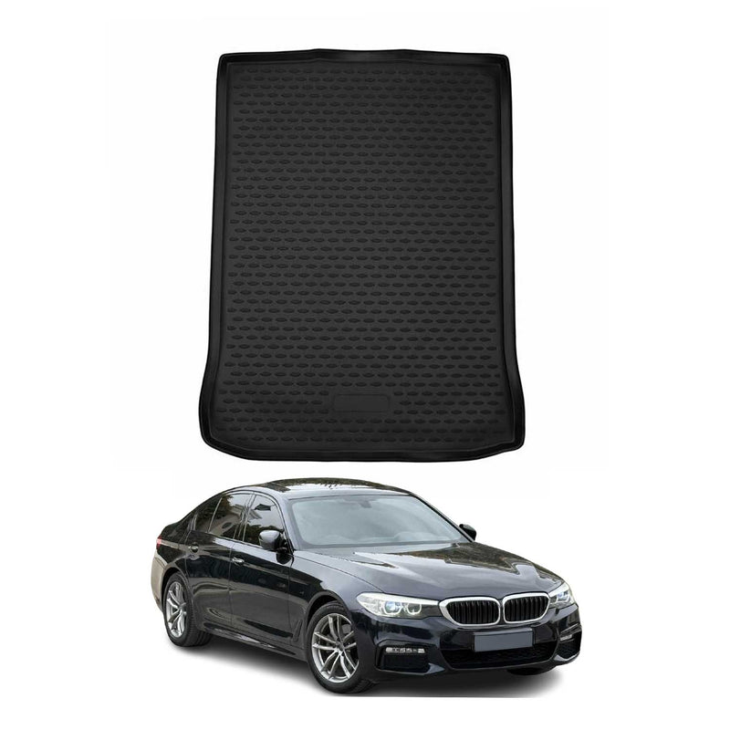 OMAC Tapis de coffre pour BMW Série 5 G30 M5 F90 2016-2023 caoutchouc