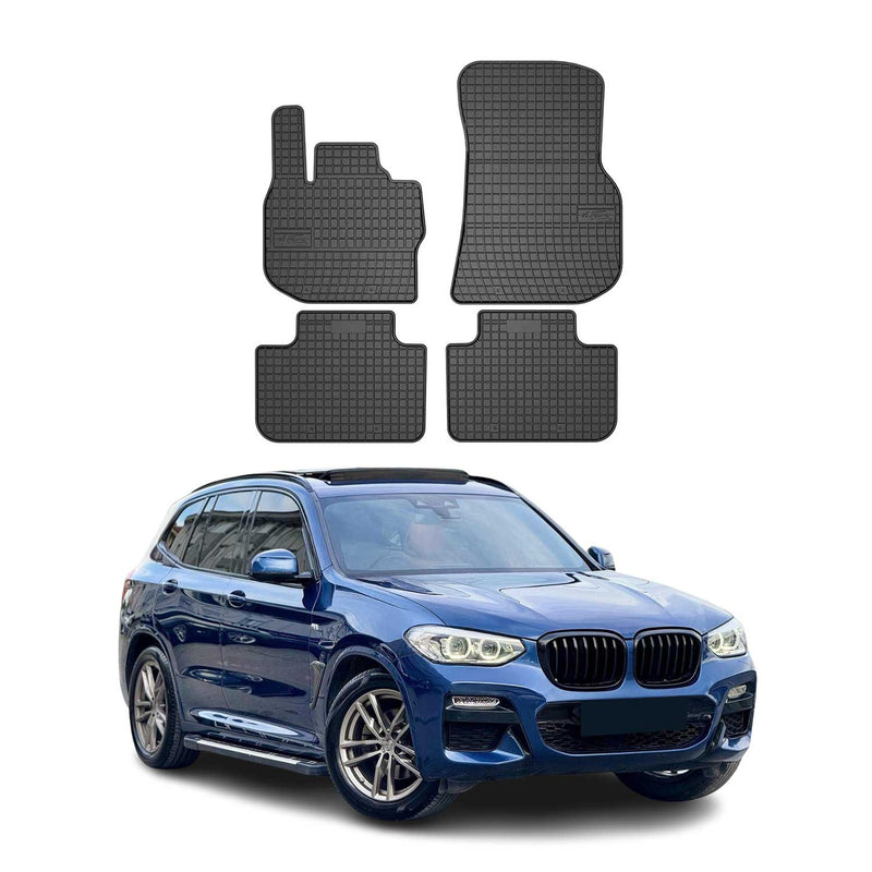 OMAC Tapis de sol pour BMW X3 G01 2017-2024 Noir en caoutchouc