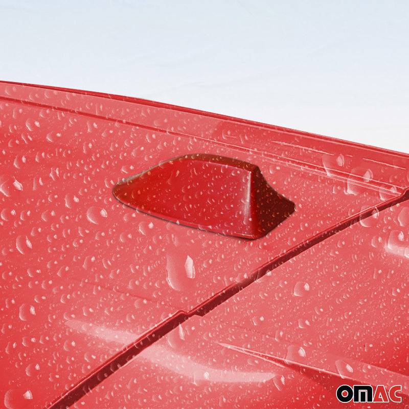 Antenne de toit Universelle Aileron Requin pour voiture Radio AM/FM Rouge