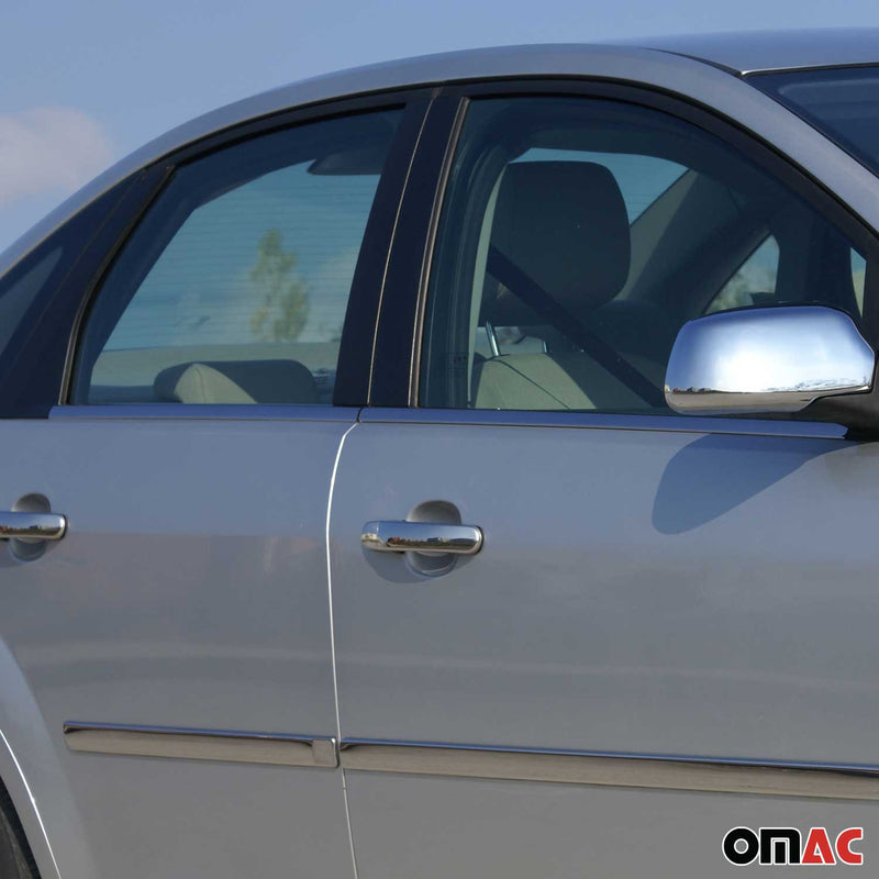 Baguettes pour contour Latérales pour Ford Focus I 1998-2005 inox chrome