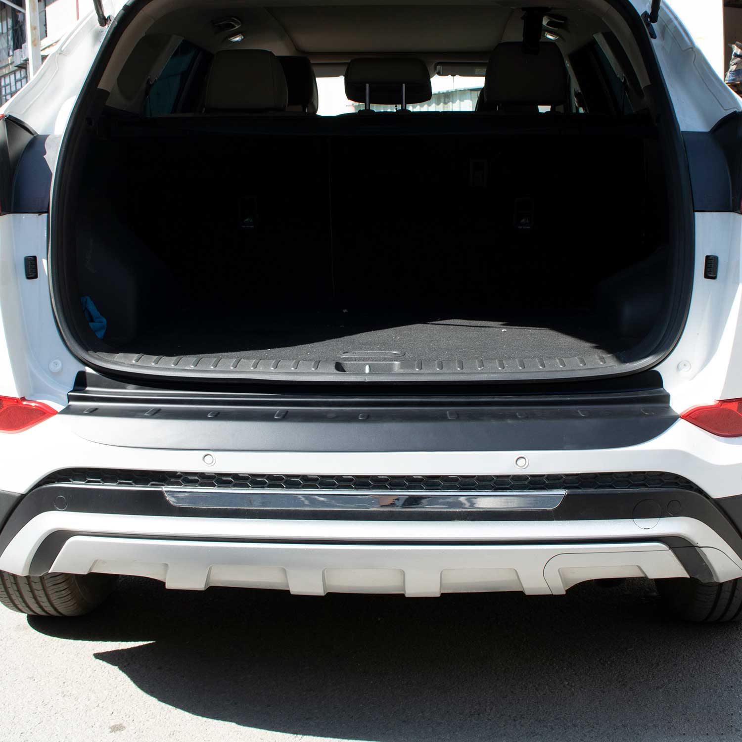 Protection de Pare-Chocs pour Hyundai Tucson III 2016-18 Pre-FL Acryl noir mat