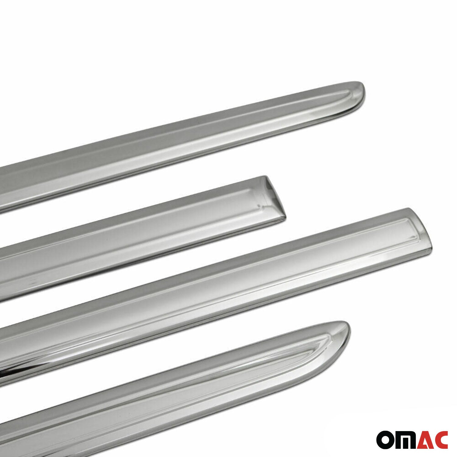 Garniture Baguette de porte latérale pour VW Caddy 2015-2020 en acier inox 4Pcs