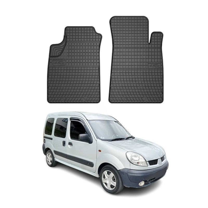 Tapis de Sol pour Renault Kangoo 1998-2008 Caoutchouc Noir