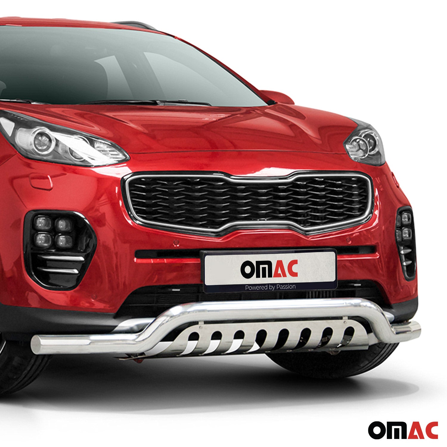 Pare-Buffle Avant Pour Kia Sportage 2015-2018 en Acier Inox Argent