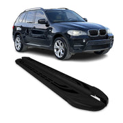 Marchepieds latéraux pédale pour BMW X5 E70 2006-2013 Aluminium Noir 2Pcs