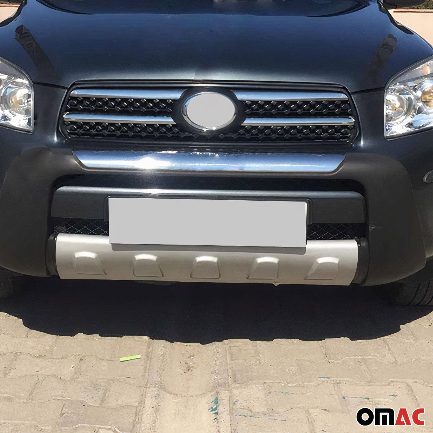 Moulure de Grille de Calandre pour Toyota RAV4 2006-2009 Chromé 4Pcs