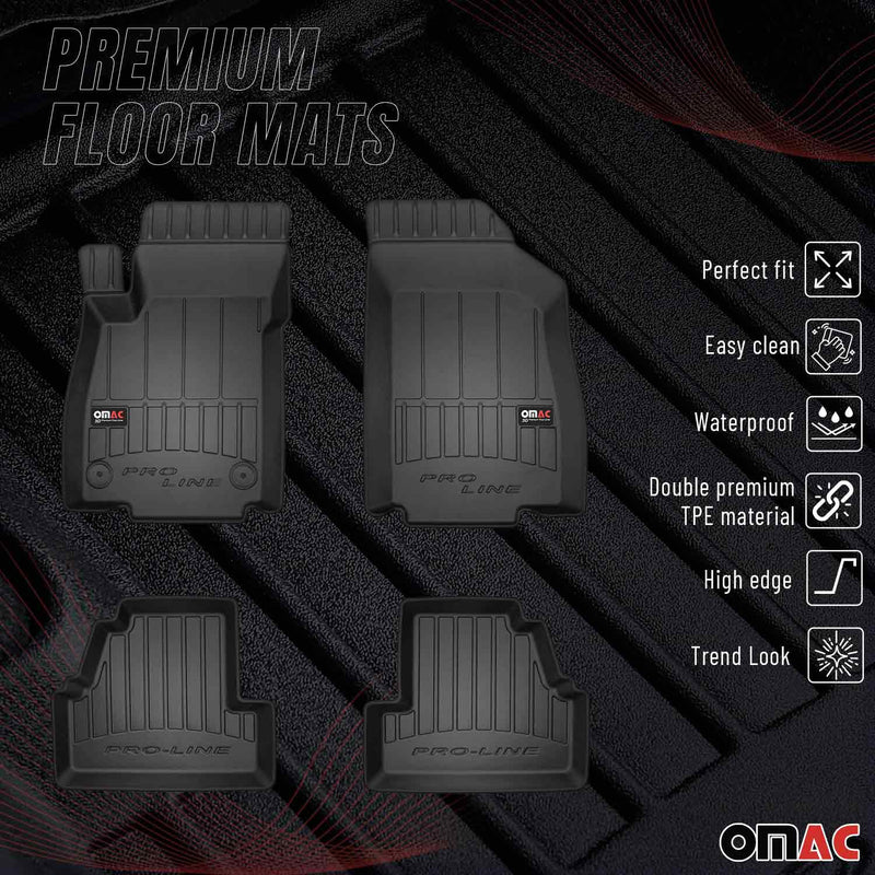 Tapis de Sol pour Chevrolet Trax 2012-2019 TPE Noir