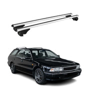 Barres de toit Transversales pour Mitsubishi Sigma Kombi 1991-1996 TÜV Gris 2Pcs