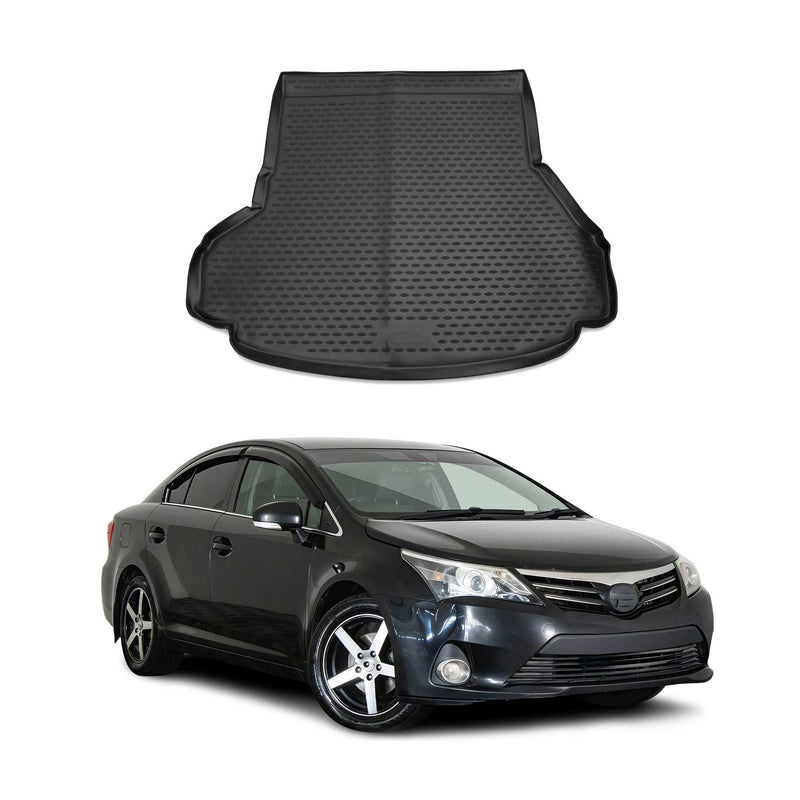 Tapis de Coffre pour Toyota Avensis 2009-2018 TPE Noir