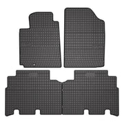 OMAC Tapis de Sol pour Toyota Yaris 1999-2005 Noir Caoutchouc
