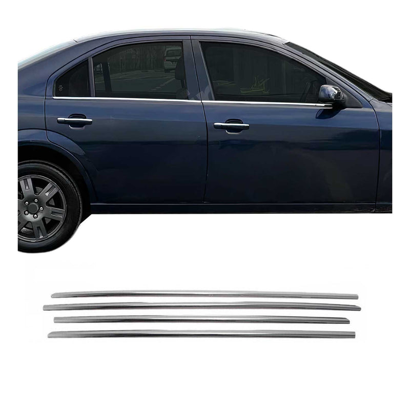 Baguettes pour contour Latérales pour Ford Mondeo Berline 2000-07 inox chrome