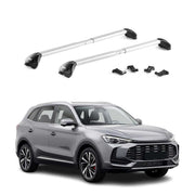 Barres de toit transversales pour MG ZS II / EZS II 2024-2026 Aluminium Gris ABE