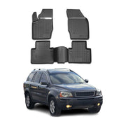 OMAC Tapis de sol pour Volvo XC90 I 2003-2014 en caoutchouc Noir 4Pcs