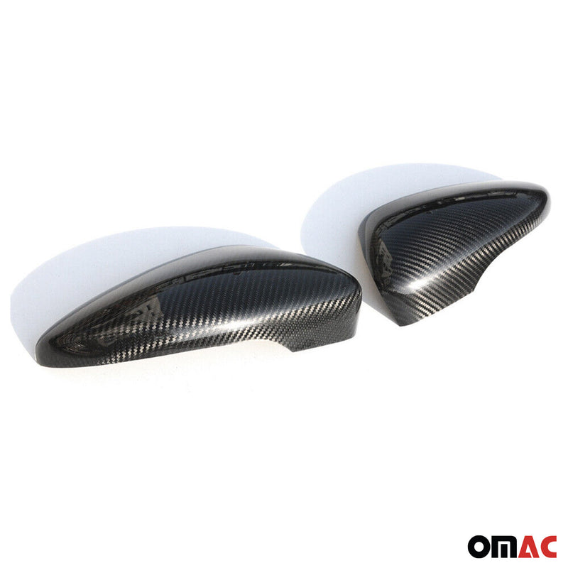 Coques de Rétroviseurs pour VW Scirocco 2008-2017 en Carbone Noir