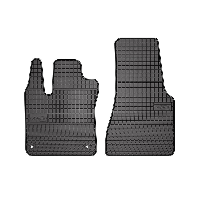 Tapis de Sol pour Smart Fortwo 2014-2020 Caoutchouc Noir