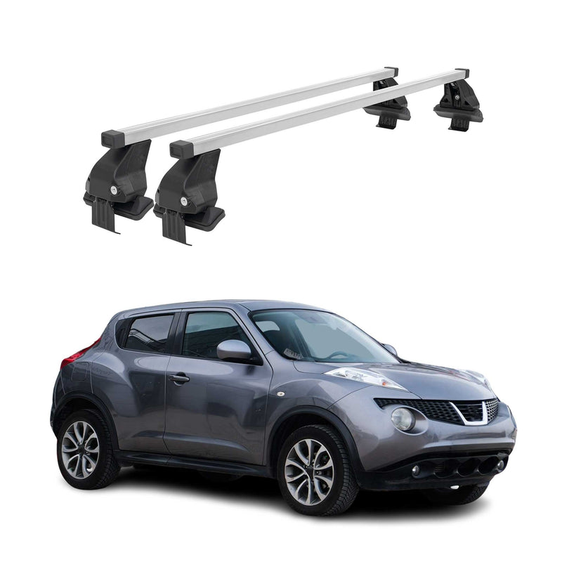 Barres de toit transversales pour Nissan Juke 2010-2019 Gris