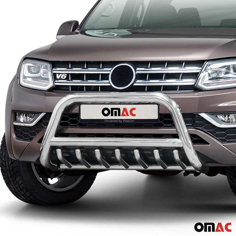 Pare-Buffle Avant Pour VW Amarok 2016-2020 en Acier Inoxydable