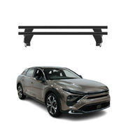 Menabo Barres de toit Transversales pour Citroen C5 X 2022-2025 en Alu Noir