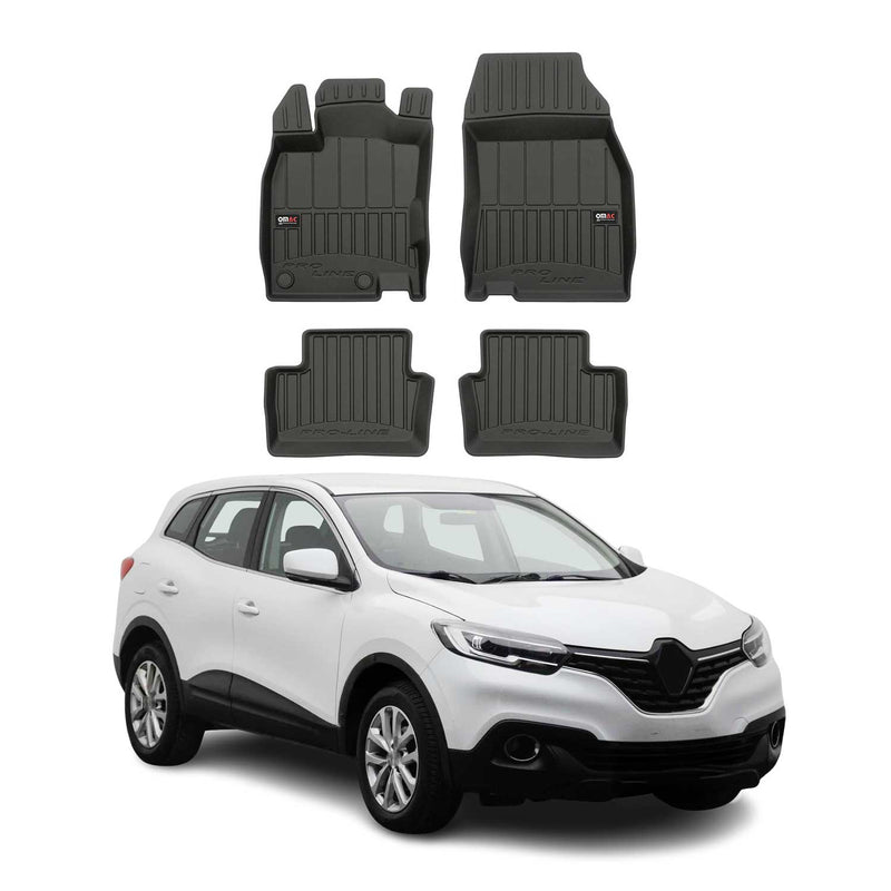 Tapis de Sol pour Renault Kadjar 2015-2022 TPE Noir
