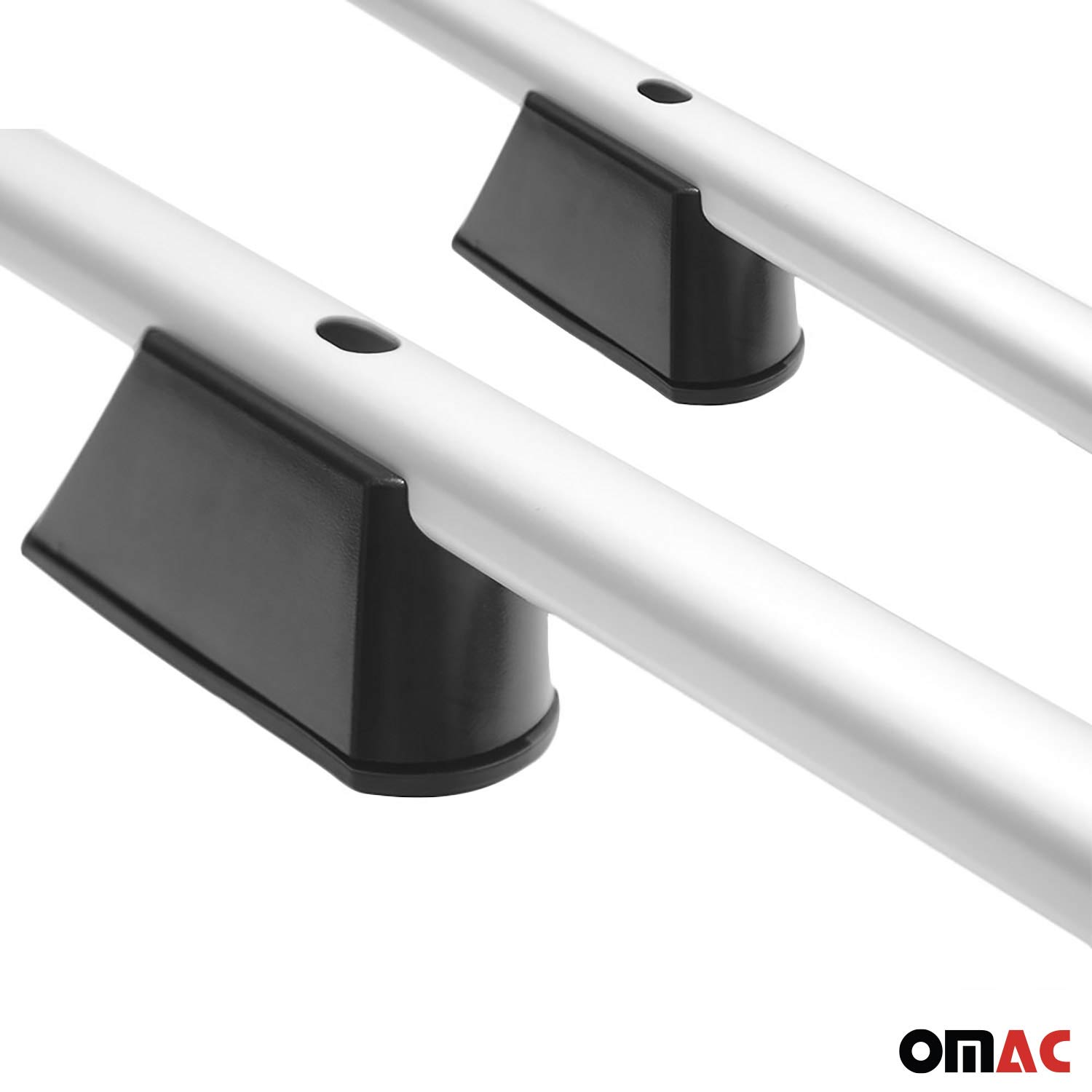 Barres de toit longitudinales pour VW Transporter T7 2023-2026 L1 court Gris 2x