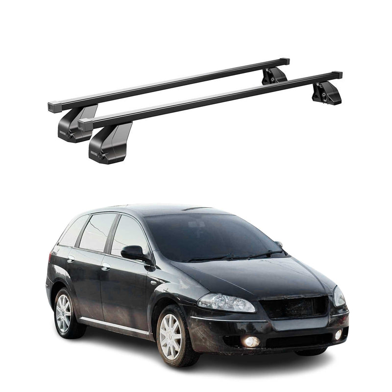 Barres Transversales Menabo pour Fiat Croma 2005-2010 Noir