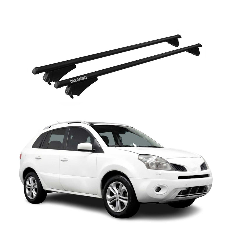 Tiger Barres de toit transversales pour Renault Koleos 2008-2016 Noir