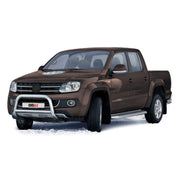 Pare-Buffle Avant Pour VW Amarok 2010-2016 en Acier Inox Argent