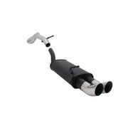 Échappement arrière Novus Audi A3 Seat Leon VW Golf 4 New Beetle 2x76mm DTM ABE