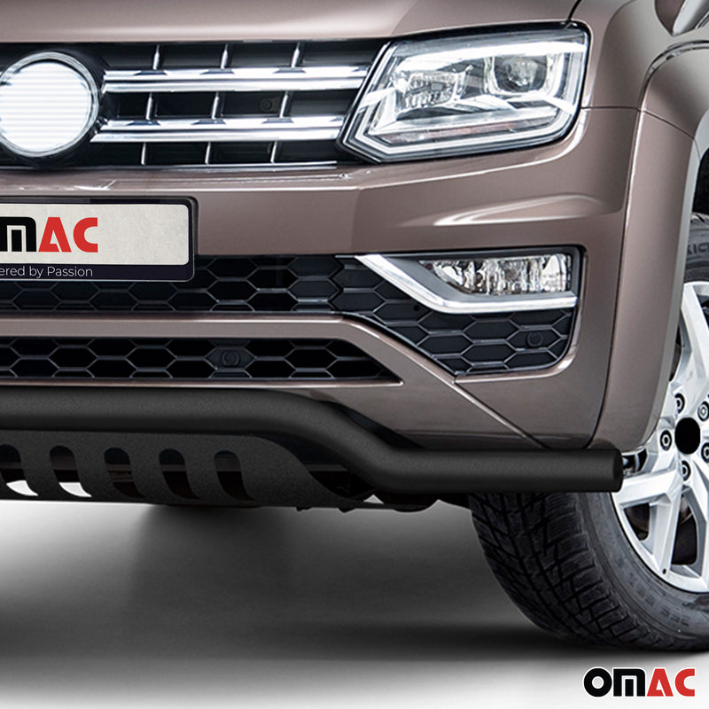 Pare-Buffle Avant Pour VW Amarok 2016-2020 Acier Noir