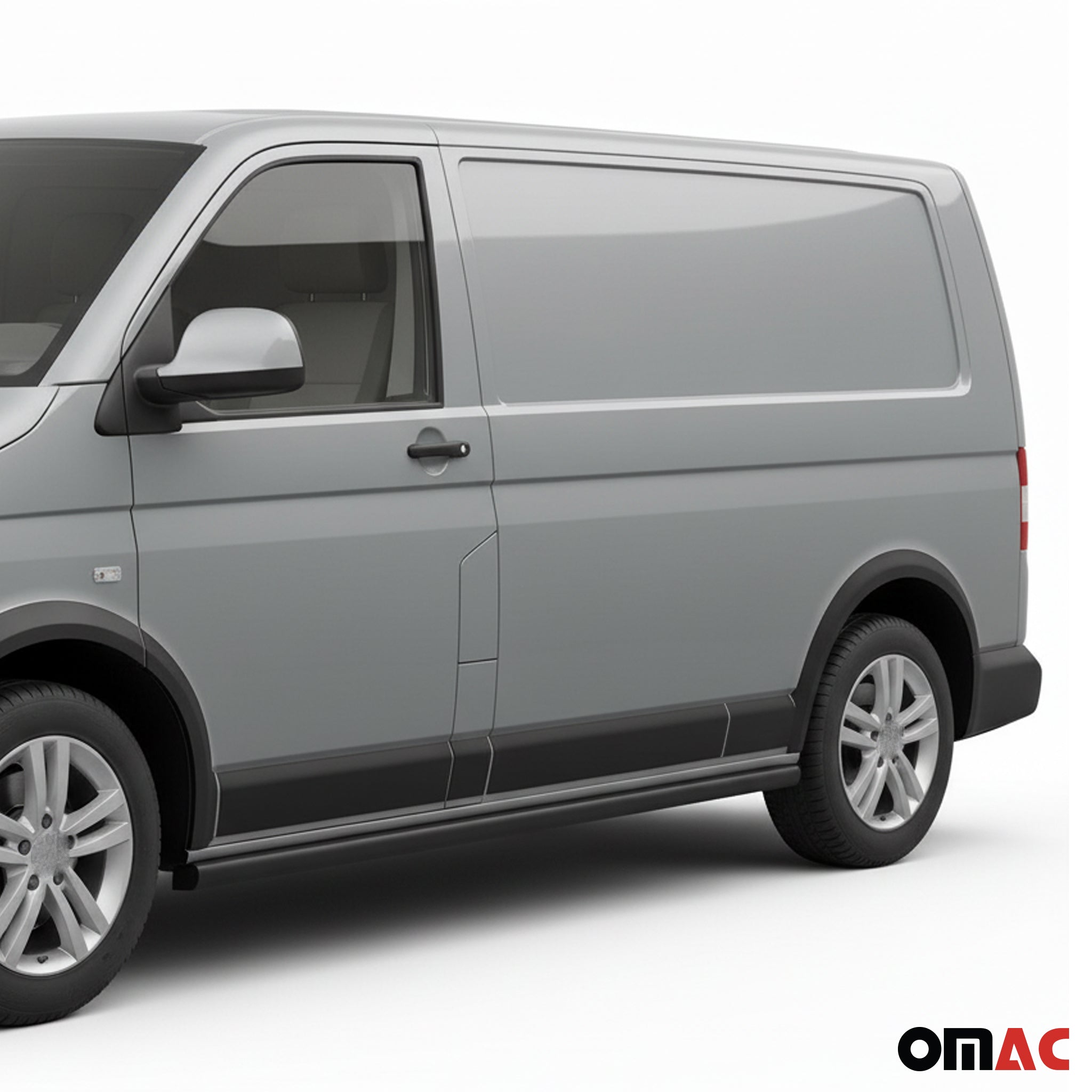 OMAC Protection d'aile pour VW T5 Transporter 2003-2015 L2 ABS Noir 11 Pcs