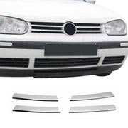 Grille de calendre pour VW Golf mk4 1997-2006 en acier inox Chromé