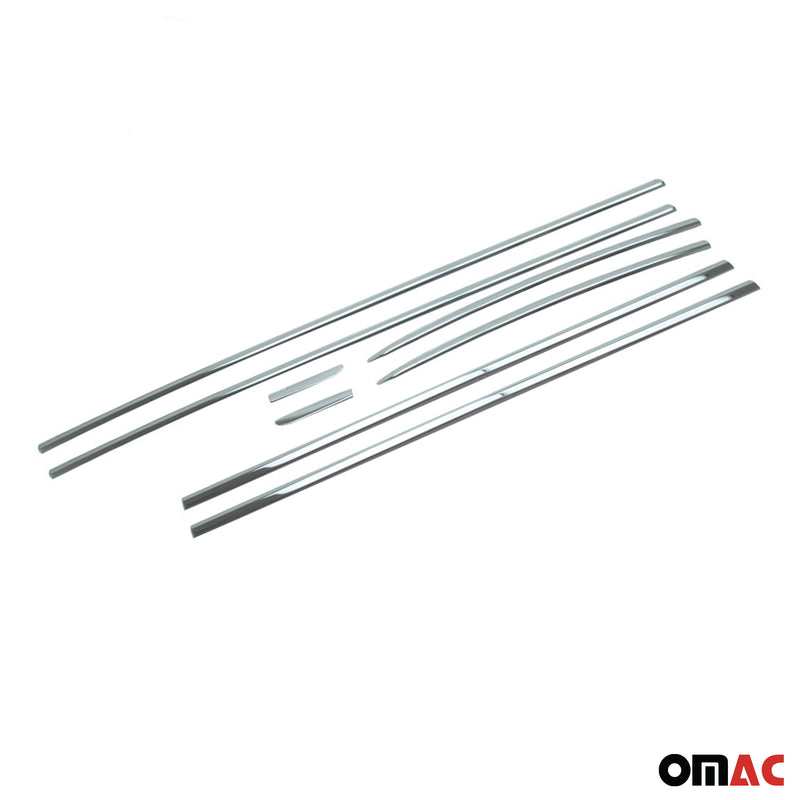 Garniture de Fenêtre pour Renault Clio Grandtour Break 2012-2019 Acier Inox 8Pcs