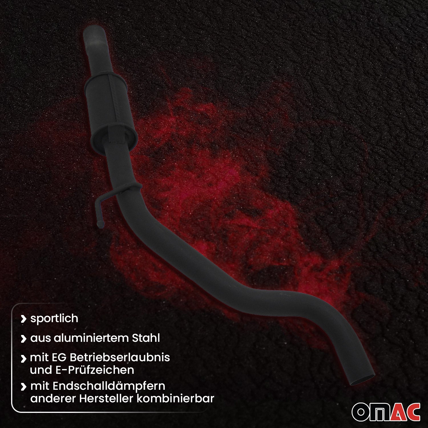 Silencieux avant sport Novus pour Opel Corsa D E OPC / GSI / Corsa E OPC ABE