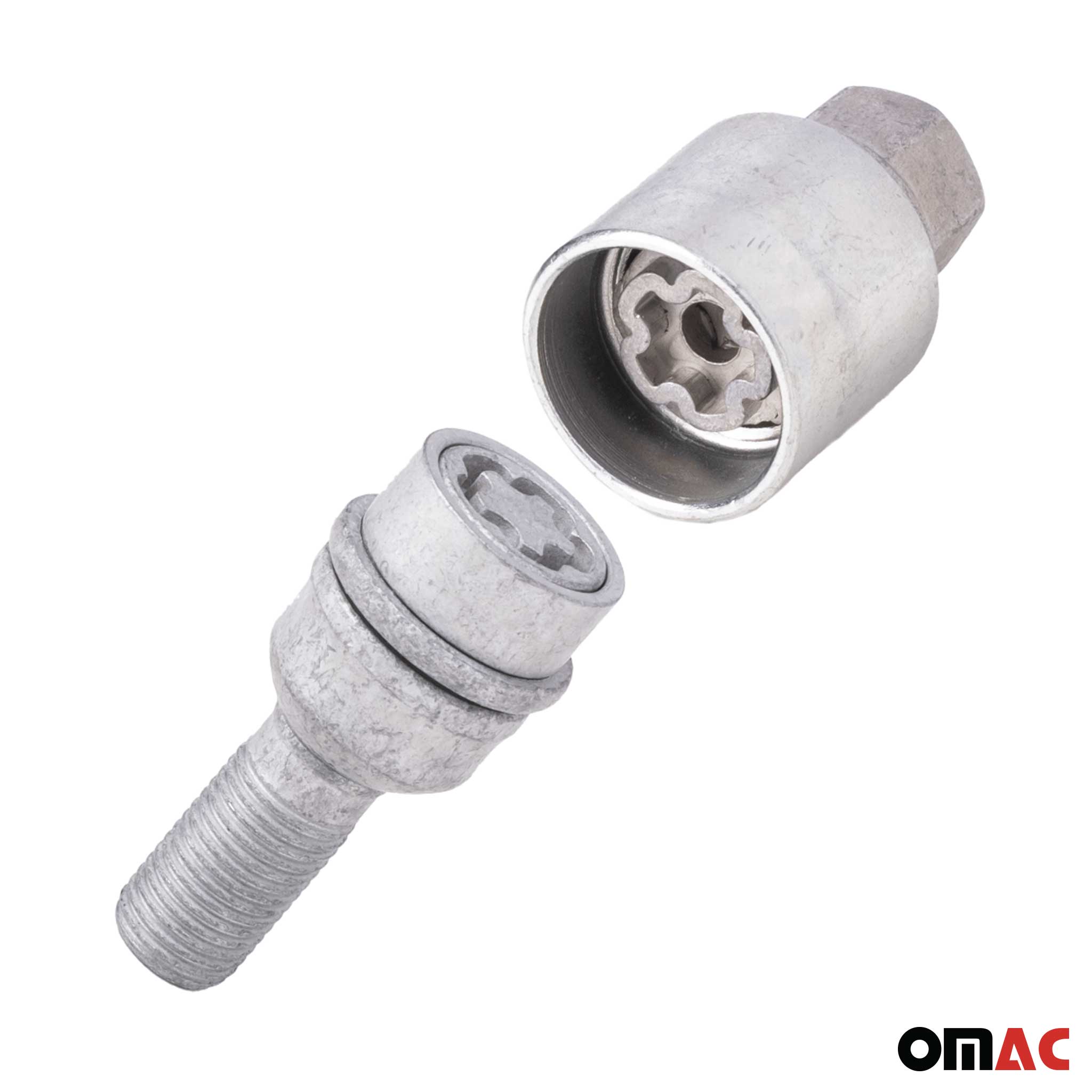 Vis de roue antivol pour Audi Q5/ Q3/ Q2 dès 2008 Gris lot de 4 M14X1,5