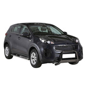 Pare-buffle Avant pour Kia Sportage 2016-2018 63 mm en Acier Noir